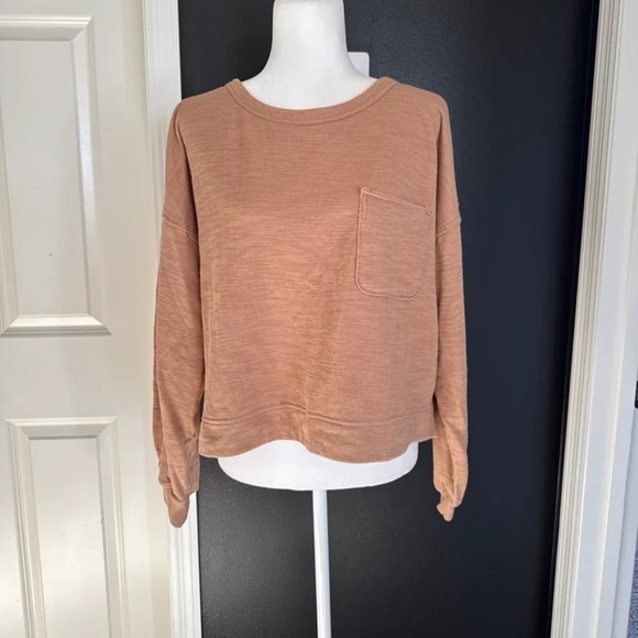 Aerie Endless Summer Crew Sweatshirt
In Toasty 
Size Small Oversized - Picture 8 of 12